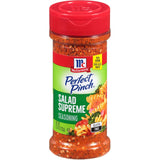 McCormick Perfect Pinch Salad Supreme Seasoning for Streamlined Small Kitchen Storage, 4.34 oz One Jar Solution