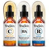 TruSkin Restorative Face Serums – Vitamin C, Retinol & HA for Mindful Anti-Aging Rituals