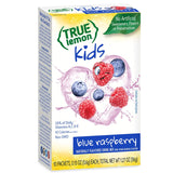 True Lemon Kids Blue Raspberry Kids Juice Powdered Drink Mix – Lunchbox Safe Hydration for Ages 3 and Up