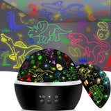 MINGKIDS 2-in-1 Theme Projector – Cozy Mood Lighting for Dinosaur and Vehicle Inspired Kids Rooms
