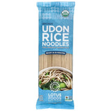 LOTUS FOODS Organic Brown Udon Rice Noodles – Soothing Comfort Bowl Base for Celiac-Friendly Home Meals