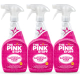 Stardrops Pink Stuff Miracle Foam Bathroom Cleaner 750ml – Neutral-Toned Shower Glass and Tile Soap Scum Remover