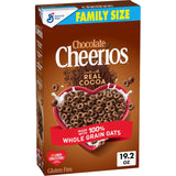 Chocolate Cheerios Real Cocoa Cereal – Parent-Approved Morning Snack for Picky Eaters and Lunchbox Prep, 19.2 oz