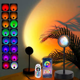 AuroraBeam LED Sunset Light – Toddler and Teen Room Decor, No Heat Weighted Base Lamp