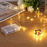 Sanniu Battery Operated Fairy Lights – 5m Warm White Twinkle Lights for Home Ambiance, Bedroom and Dorm Room Styling