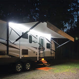 Auledio Pet-Safe Awning LED – 12V Low-Heat 16.4ft IP65 Strip for Motorhome Canopy and Campside Cooking Areas