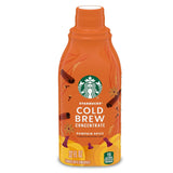 Starbucks Cold Brew Pumpkin Spice Concentrate – Work-from-Home Coffee Ritual, 32 oz Multi-Serve Bottle