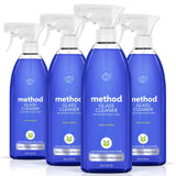 Method Glass Cleaner Mint – Pet and Kid Friendly Window Cleaner, 4-Pack Bulk Household Safe Spray