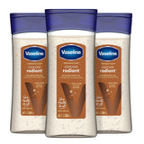 Vaseline Intensive Care Cocoa Radiant Body Gel Oil – Nightly Self-Care Ritual for Mindful Bath Time Hydration, 6.8 oz (Pack of 3)