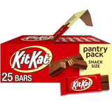 KIT KAT Milk Chocolate Wafer Snack Bars – Romantic Movie Night Gift Set and Anniversary Candy Surprise, 12.25 oz Pantry Pack