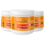 Neutrogena Rapid Clear Maximum Strength Acne Pads – Oil-Free Non-Drying Spot Care for Confident Everyday Use, 3 Pack