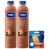 Vaseline Continuous Spray Lotion Duo and Lip Balm – Intentional Skin Care Edit, Neutral Toned Self Care