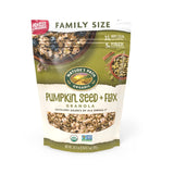 Nature's Path Organic Pumpkin Seed + Flax Granola – Road Trip Pantry Staple for Camping and Travel, Organic and Non-GMO