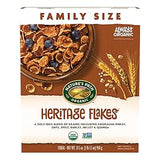 Nature's Path Organic Heritage Flakes Cereal – Unprocessed Ancient Grain Cereal for Streamlined Farm-to-Table Breakfasts, 33.5 oz