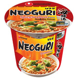 Nongshim Neoguri Spicy Seafood Ramyun – Single-Serve Microwave Cup for Clutter-Free Countertops and Intentional Kitchens, 6-Pack
