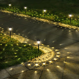 Holiday Gift Solar Stake Lights for Homeowners, 10-Pack Dusk to Dawn Landscape Lighting Present