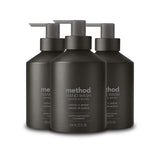 Method Gel Hand Soap Vetiver + Amber – High-End Hand Soap for Master Bath, Refillable Designer Aluminum Trio