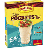 Old El Paso Flour Tortilla Pockets – Mess-Free Walking Taco Pocket for Outdoor Gatherings