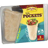 Old El Paso Flour Tortilla Pockets – Mess-Free Walking Taco Pocket for Outdoor Gatherings