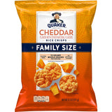 Quaker Rice Crisps Cheddar – Breakroom Snack for the Whole Team, 8.5 oz