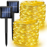 TW SHINE 80 FT Solar Copper Wire Lights – Portable 240 LED Waterproof String Lights for Patio Dining, Tent, and Open-Air Gatherings