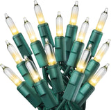 PREXTEX B10 Green Wire String Lights – Durable Outdoor Holiday Lighting for Patio Dining, Fence Lines, and Backyard Entertaining