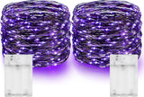 Dazzle Bright Halloween String Lights – Smoke and Fire Free Alternative to Candles, 20ft Battery Operated Indoor Set