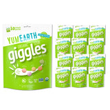 YumEarth Organic Giggles Chewy Candy – Allergy Friendly Goody Bag Filler for Kids Birthday Parties, Bulk Vegan Candy