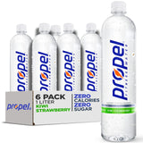 Propel Grape Vitamin Water — Personal Wellbeing Hydration for Calorie Conscious Wellness Goals, Pack of 6