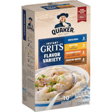 Quaker Instant Grits Multipack – Quick Desk-Side Breakfast for the Home Office, 10 Packets, 0.98oz Each
