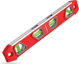 WORKPRO 12 Inch Torpedo Level with 1/8" Pitch Vial - Magnetic Leveler for Quick Slope Checks on Waste Lines