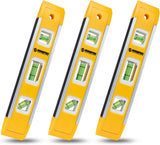 WORKPRO Compact Torpedo Level with Top Read Window – Accurate Overhead Reading Without Crouching Under Heavy Loads