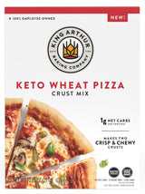 King Arthur Keto Pizza Crust Mix – Self-Care Meal Prep with 1g Net Carbs per Slice