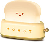 QANYI Toaster Shaped Night Light – Charming Holiday Gift for Mom and Girlfriend, Cordless Warm LED for Bedroom