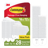 Command Adhesive Picture Strips – Modern Wall Decor for Apartment Living Room and Hallway, Tool-Free Frame Mounting