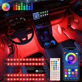 Keepsmile RGB Footwell Lights – Safe First Car Gift for Teens, No Flame Auto Shutoff Smart LED Strips