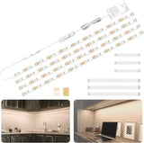 WOBANE Under Counter LED Light Kit – Aesthetic Kitchen Nook Uplighting, CRI 82 True Color Showcase