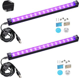 THLITURE Kids Blacklight Bar – Child-Safe 395nm Glow Light for Body Paint Birthday Party and Nursery Decor, 2 Pack