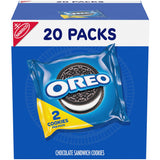 OREO Chocolate Creme Snack Packs – Durable Grab-and-Go Treats for Picnics and Outdoor Adventures, 20-Count Box