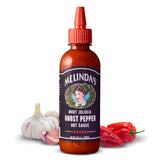 Melinda's Ghost Pepper Hot Sauce - Tailgating Hot Sauce for Spicy Food Fans, Durable Squeeze Bottle for Game Day Grilling, 10oz
