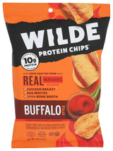 Wilde Snacks Chips Buffalo Protein 4oz – Low-Carb Savory Snack for Clean Eating and Fitness Nutrition