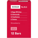 RXBAR Strawberry Protein Bars – Post-Workout Recovery Snack for Active Wellness Lifestyles, 12g Protein