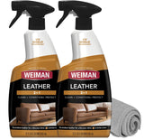 Weiman Leather Cleaner & Conditioner - Holiday Gift Set for the Car Enthusiast, Fashion Professional & Home Decorator in Your Life