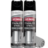 Weiman Stainless Steel Cleaner & Polish – Thoughtful 2-Pack Gift for Housewarmings & Weddings