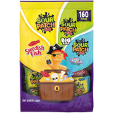 SOUR PATCH KIDS Original, Tropical, Big Kids & SWEDISH FISH Candy – Decorative Bulk Pack for Halloween-Themed Bowls and Centerpieces