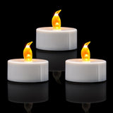 KOABY Flameless Votive Candles – Amber Flicker Accent Lights for Cozy Home Aesthetic and Entryway Console