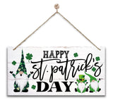 St. Patrick's Day Door Hanger - Fun Hostess Gift for Party Hosts, Lightweight MDF Wood Sign with Twine Hanger
