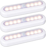 STAR-SPANGLED 3 Pack Motion Activated LED Light Battery Operated – High CRI Soft Glow for Pantry, Entryway, and Reading Nook Decor