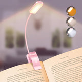 Gritin 9 LED Rechargeable Book Light for Reading in Bed - Travel Sized Reading Lamp for Plane Seat and Hotel Bed, Lightweight Foldable Clip on Book Light