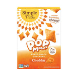 Simple Mills Pop Mmms Pizza Crackers – Veggie Flour Snack with 1/3 Cup Vegetables Per Serving, Gluten Free
